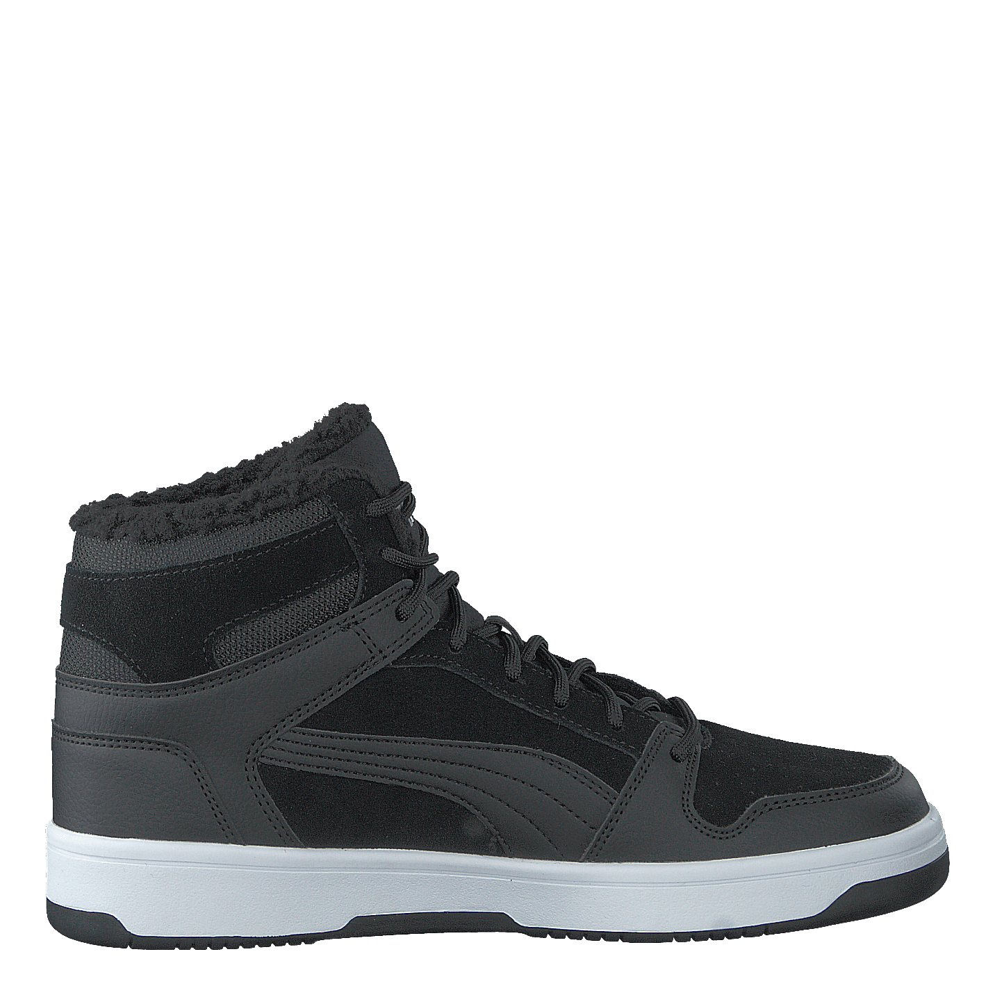 Puma Rebound Layup Fur Sd Jr Puma Black-puma White