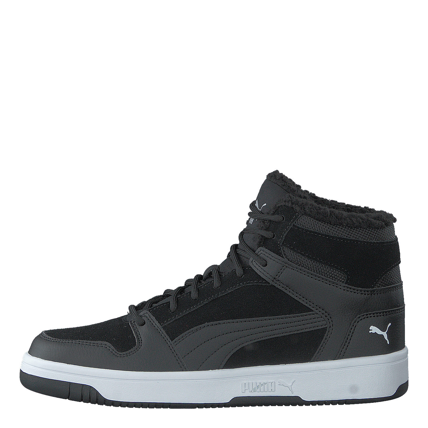 Puma Rebound Layup Fur Sd Jr Puma Black-puma White