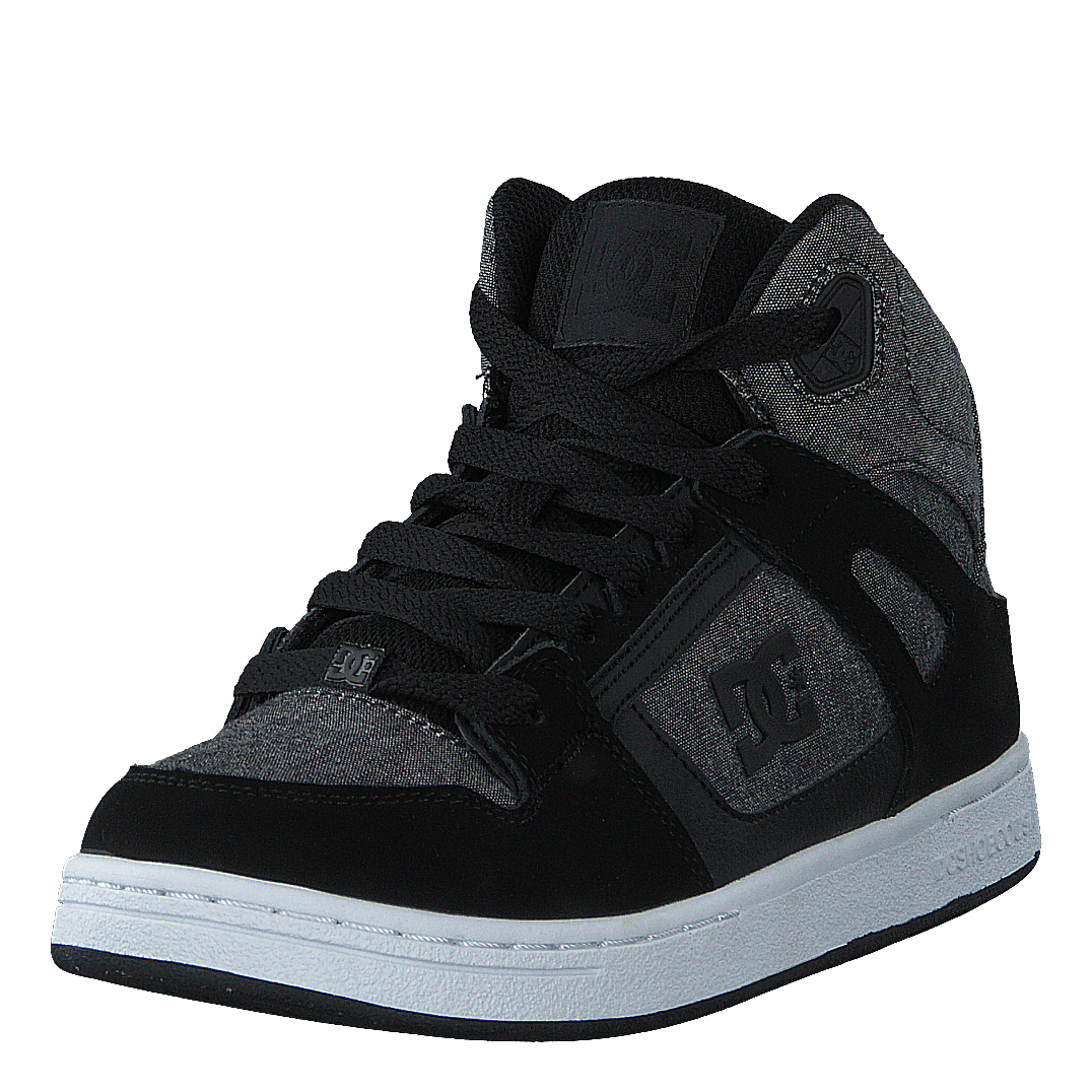 Pure High-top Black/heather Grey