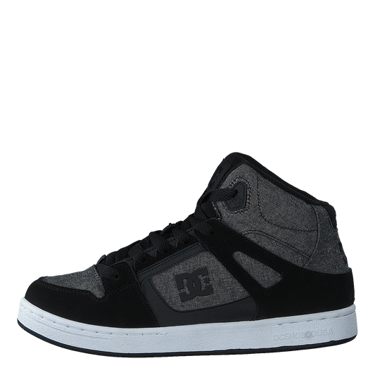 Pure High-top Black/heather Grey