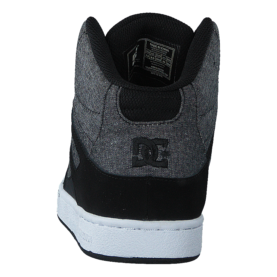 Pure High-top Black/heather Grey