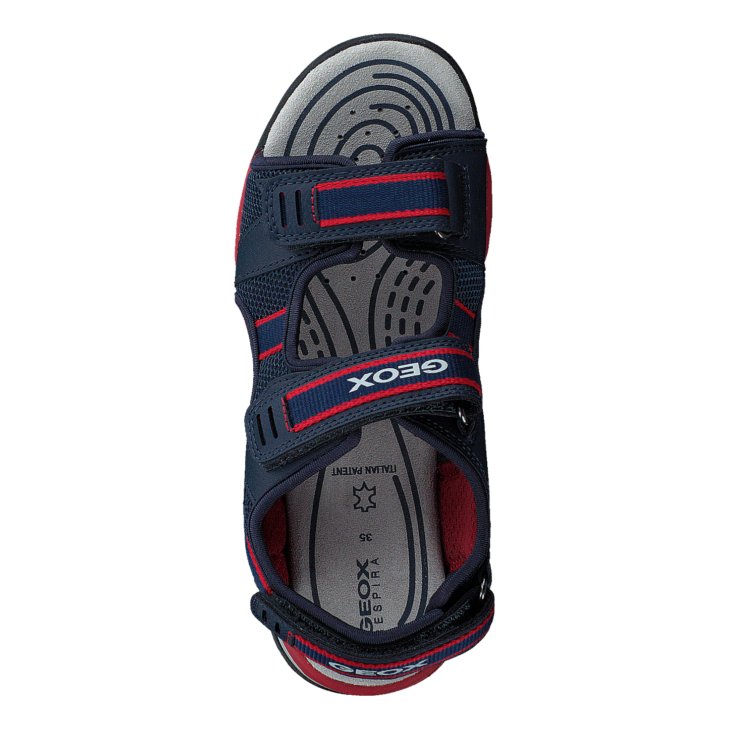 J Borealis Boy Navy/red