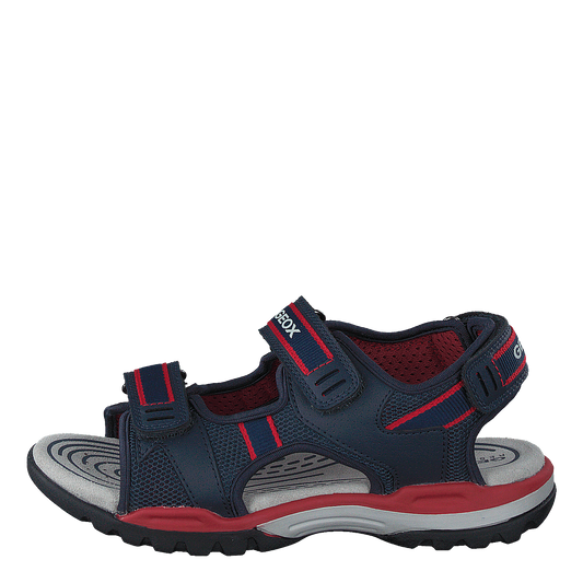 J Borealis Boy Navy/red