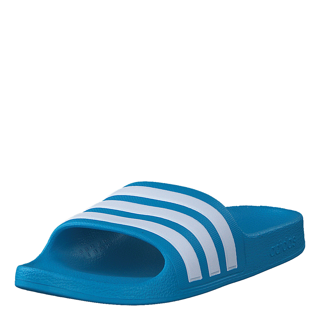 Adilette Aqua Slides Kids Solar Blue / Cloud White / Solar Blue