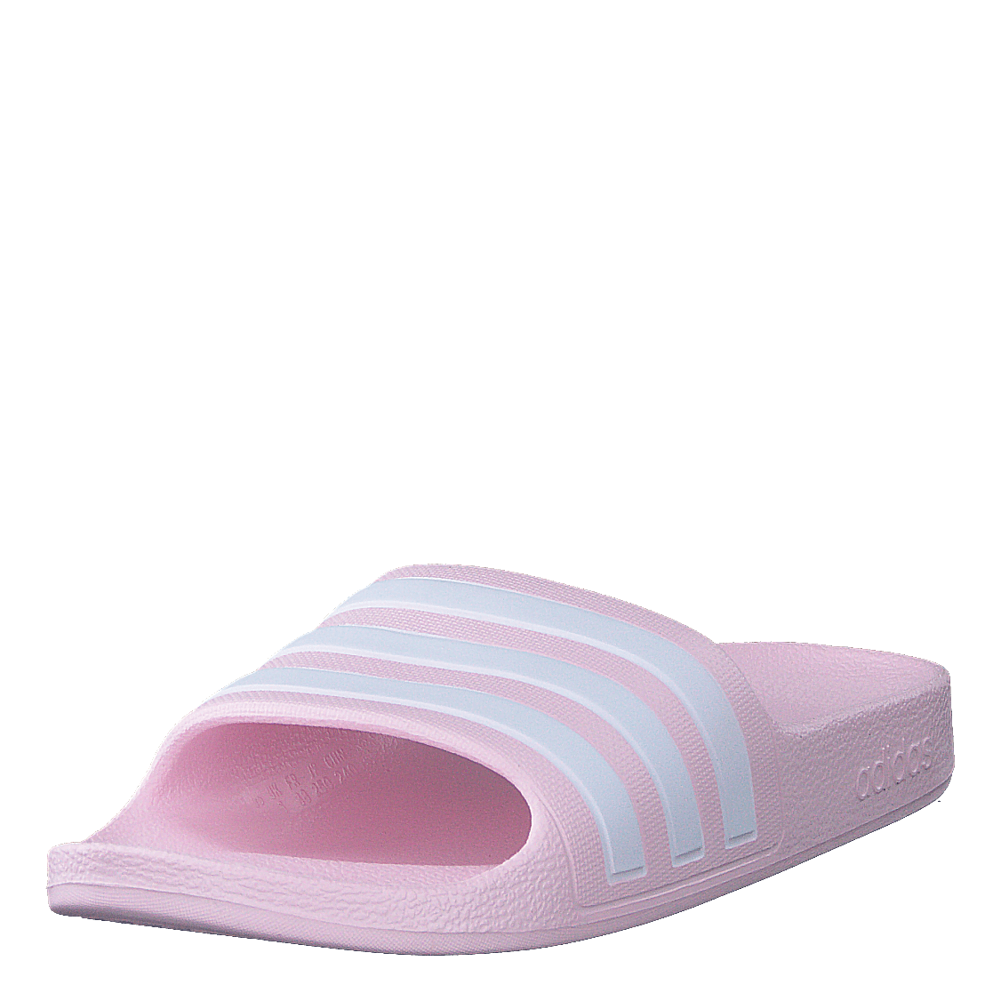 Adilette Aqua Slides Kids Clear Pink / Cloud White / Clear Pink