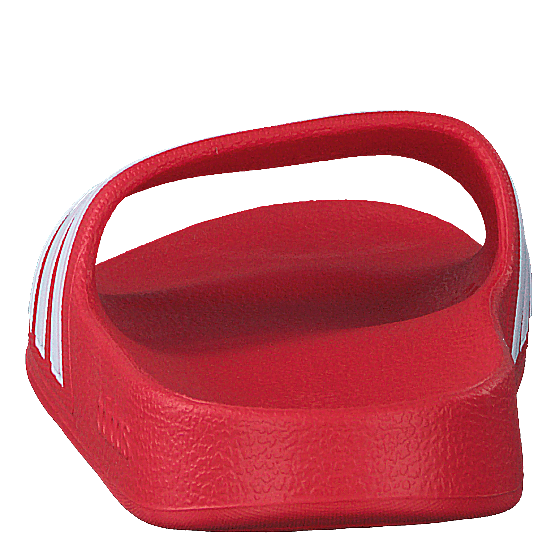 Adilette Aqua Slides Kids Vivid Red / Cloud White / Vivid Red