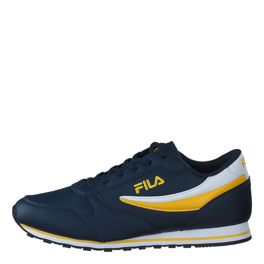 Orbit Low Kids Fila Navy/lemon Chrome