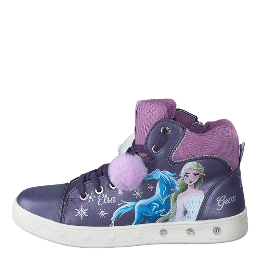 J Skylin G. C - Pearl.synt.lea Purple/mauve