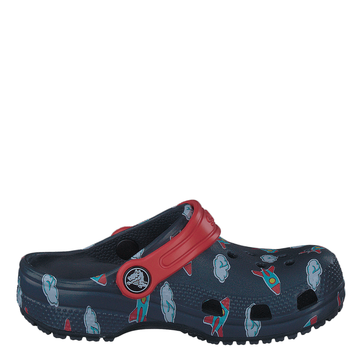 Classic Printed Clog Kids Navy