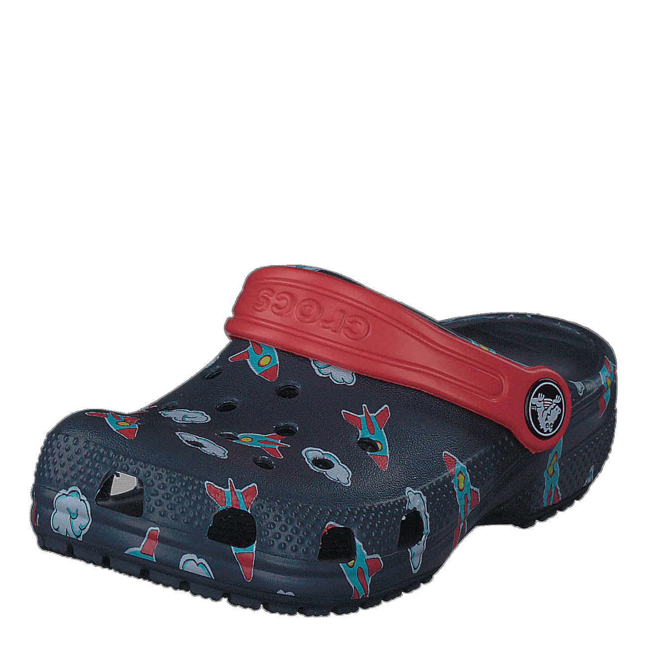 Classic Printed Clog Kids Navy