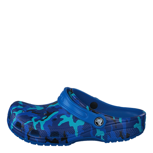 Classic Printed Clog K Bright Cobalt