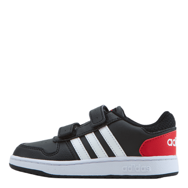 Hoops 2.0 Shoes Core Black / Cloud White / Vivid Red