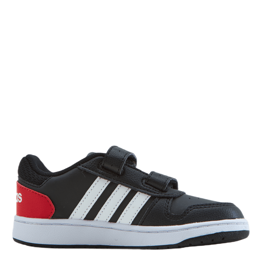 Hoops 2.0 Shoes Core Black / Cloud White / Vivid Red