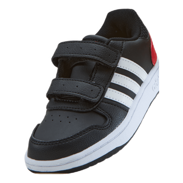 Hoops 2.0 Shoes Core Black / Cloud White / Vivid Red