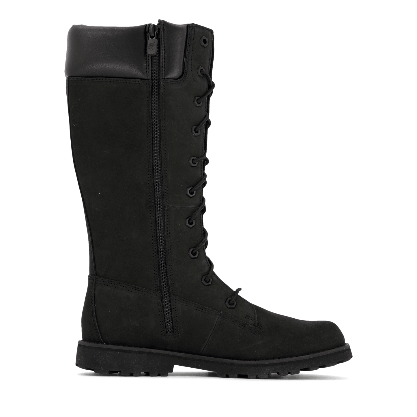 Girls Classic Tall Lace Up Wit Black