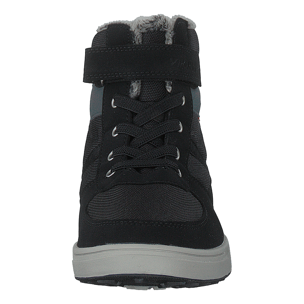 Lucas Mid WP Warm Jr Black/Grey