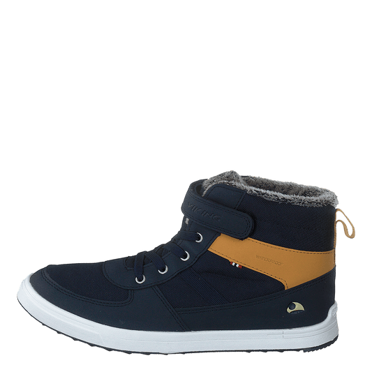 Lucas Mid WP Warm Jr Navy/Honey