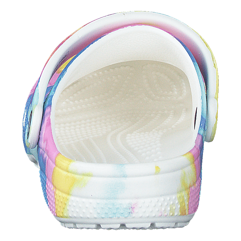 Classic Tiedye Graphic Clog K White/multi