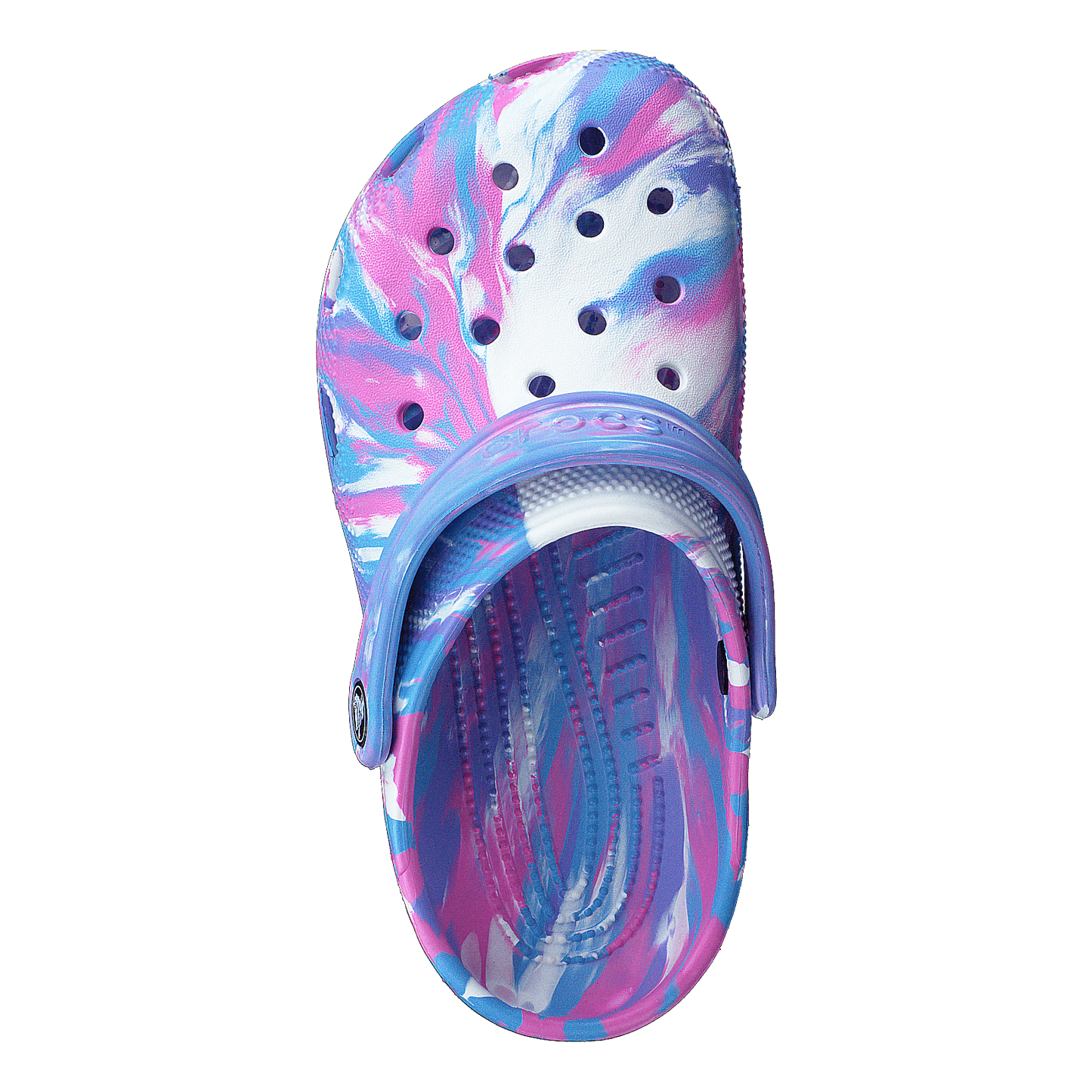 Classic Marbled Clog K White/pink