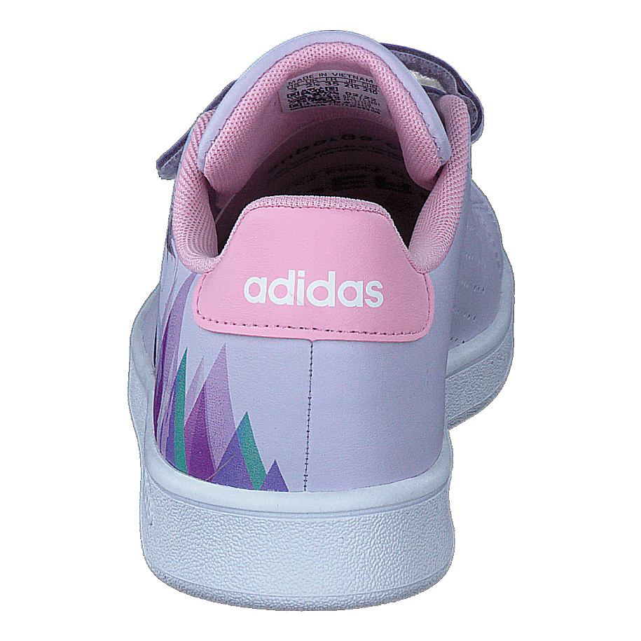 adidas x Disney Frozen Anna and Elsa Advantage Shoes Purple Tint / True Pink / Cloud White