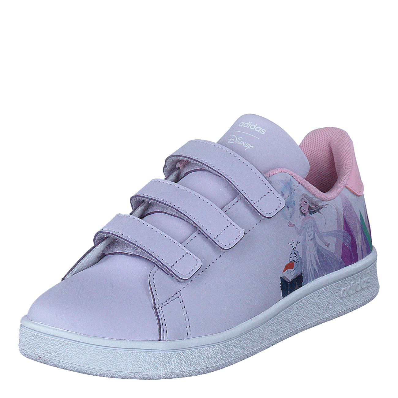 adidas x Disney Frozen Anna and Elsa Advantage Shoes Purple Tint / True Pink / Cloud White