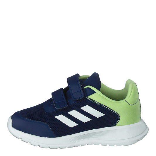 Tensaur Run Shoes Dark Blue / Core White / Pulse Lime