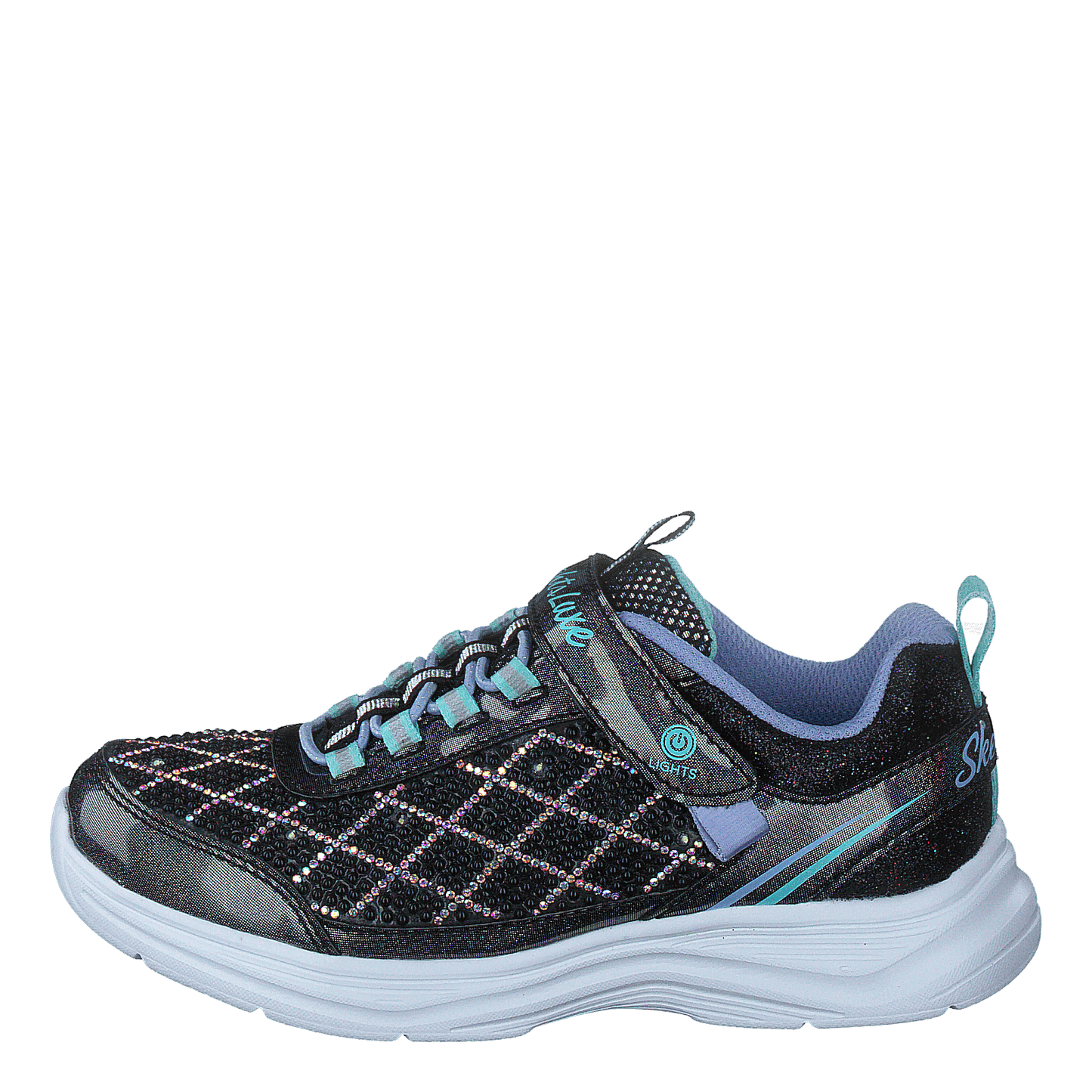 Girls S-lights Glimmer Kicks - Bklb