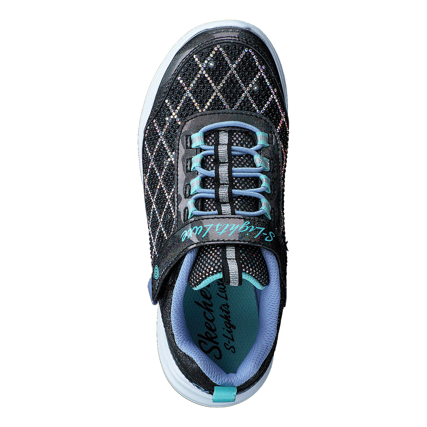 Girls S-lights Glimmer Kicks - Bklb