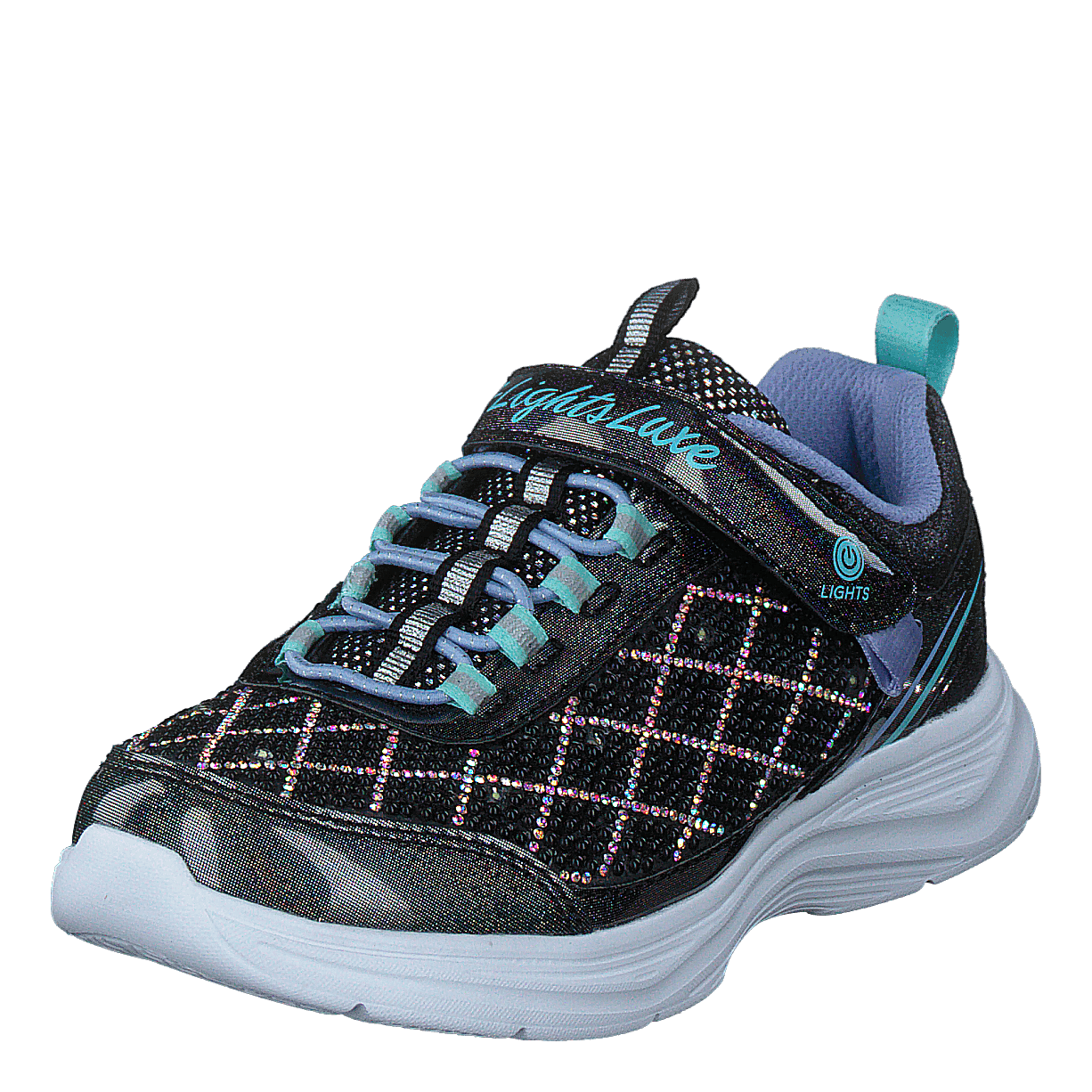 Girls S-lights Glimmer Kicks - Bklb