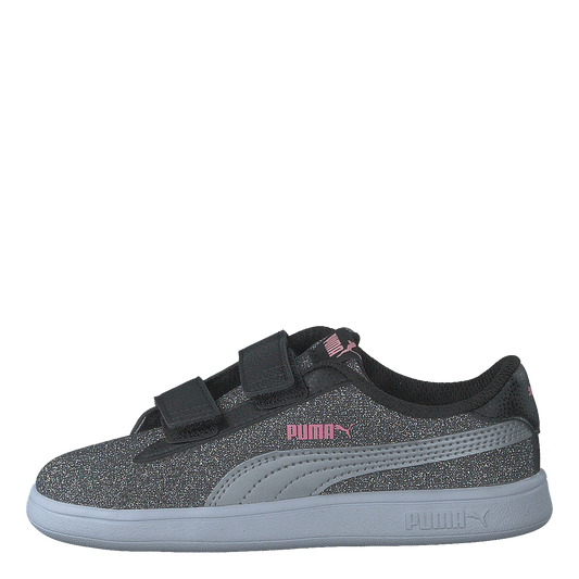 Puma Smash V2 Glitz Glam V Inf Puma Black-puma Silver-prism P