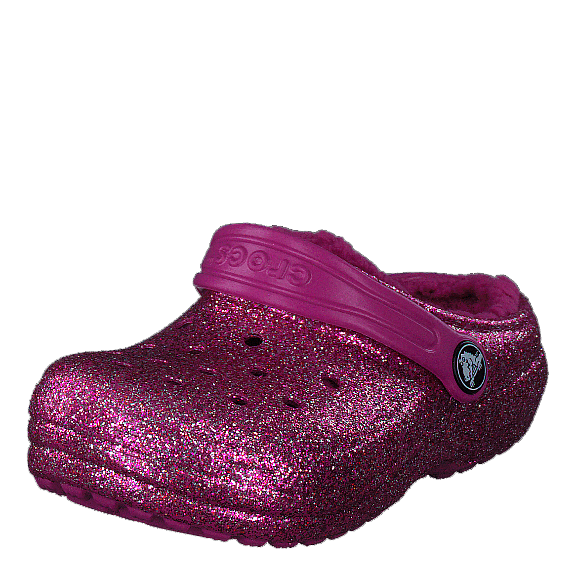 Classic Lined Glitter Clog T Fuchsia Fun/multi