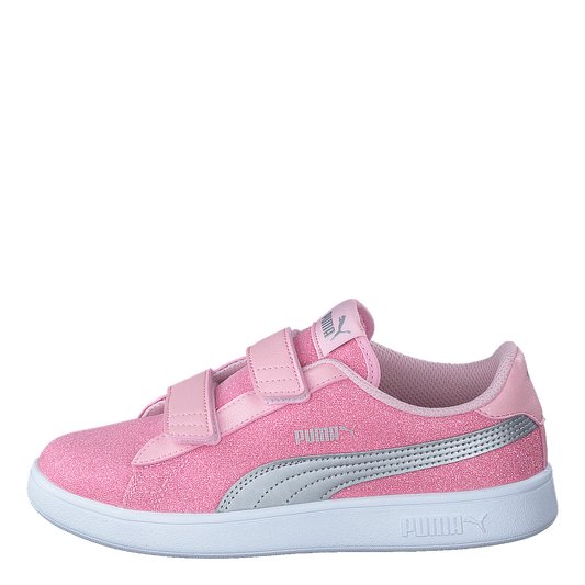 Puma Smash V2 Glitz Glam V Ps Almond Blossom-puma Silver