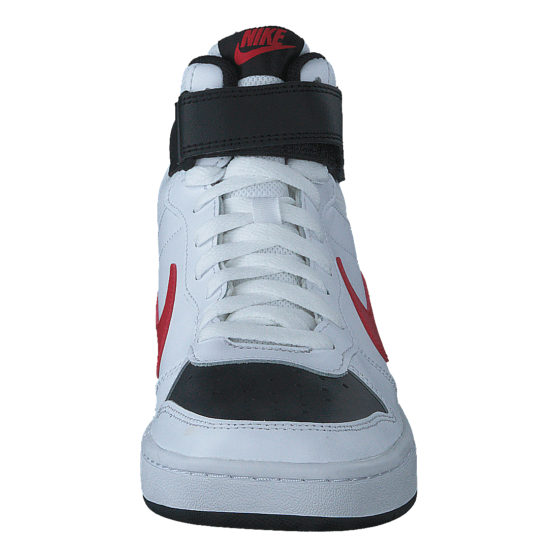 Court Borough Mid 2 Big Kids' Shoes WHITE/UNIVERSITY RED-BLACK