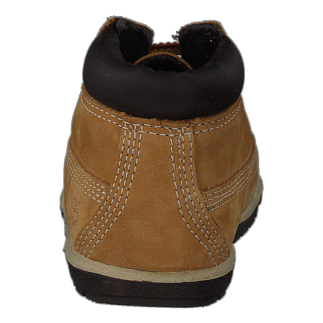 Crib Bootie Wht Wheat