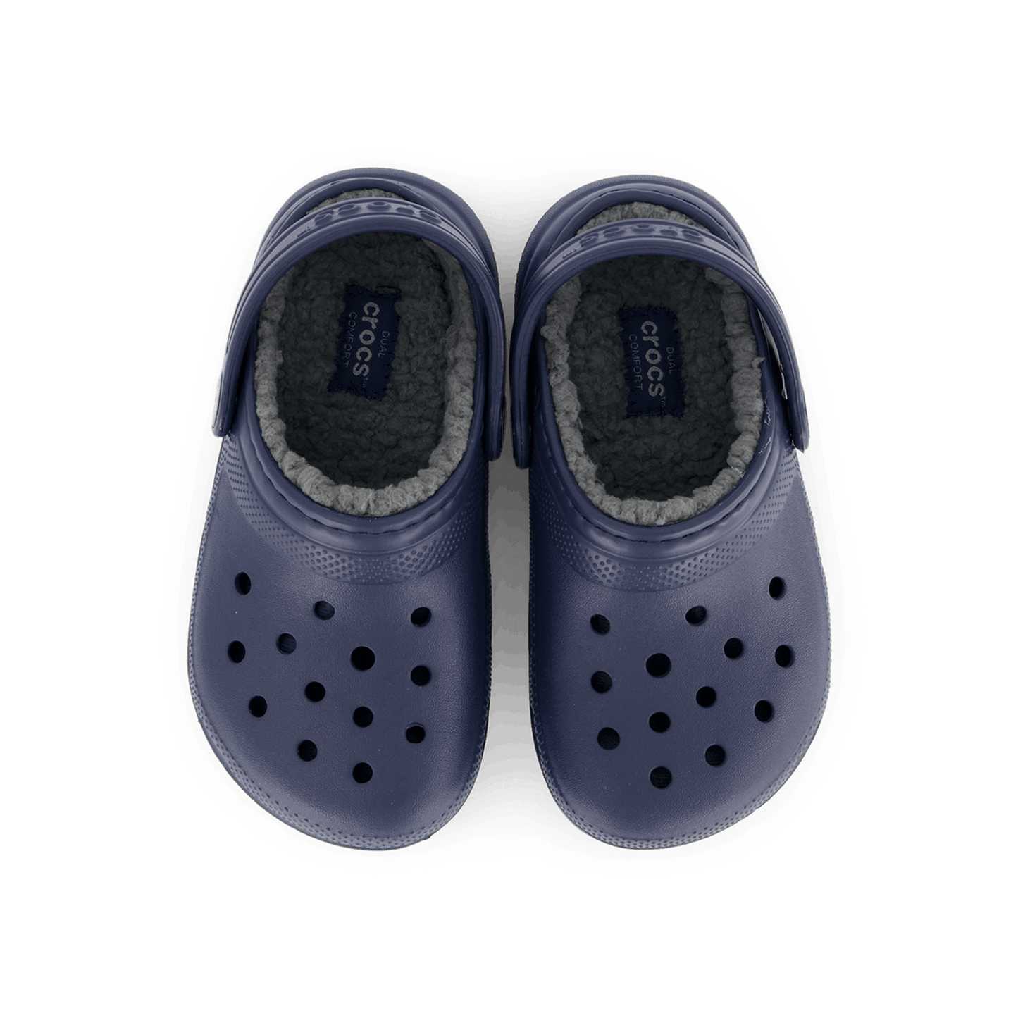 Classic Lined Clog Kids Navy / Charcoal