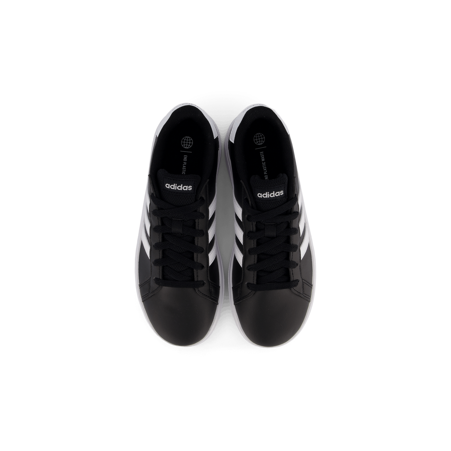 Grand Court Lifestyle Tennis Lace-Up Shoes Core Black / Cloud White / Core Black