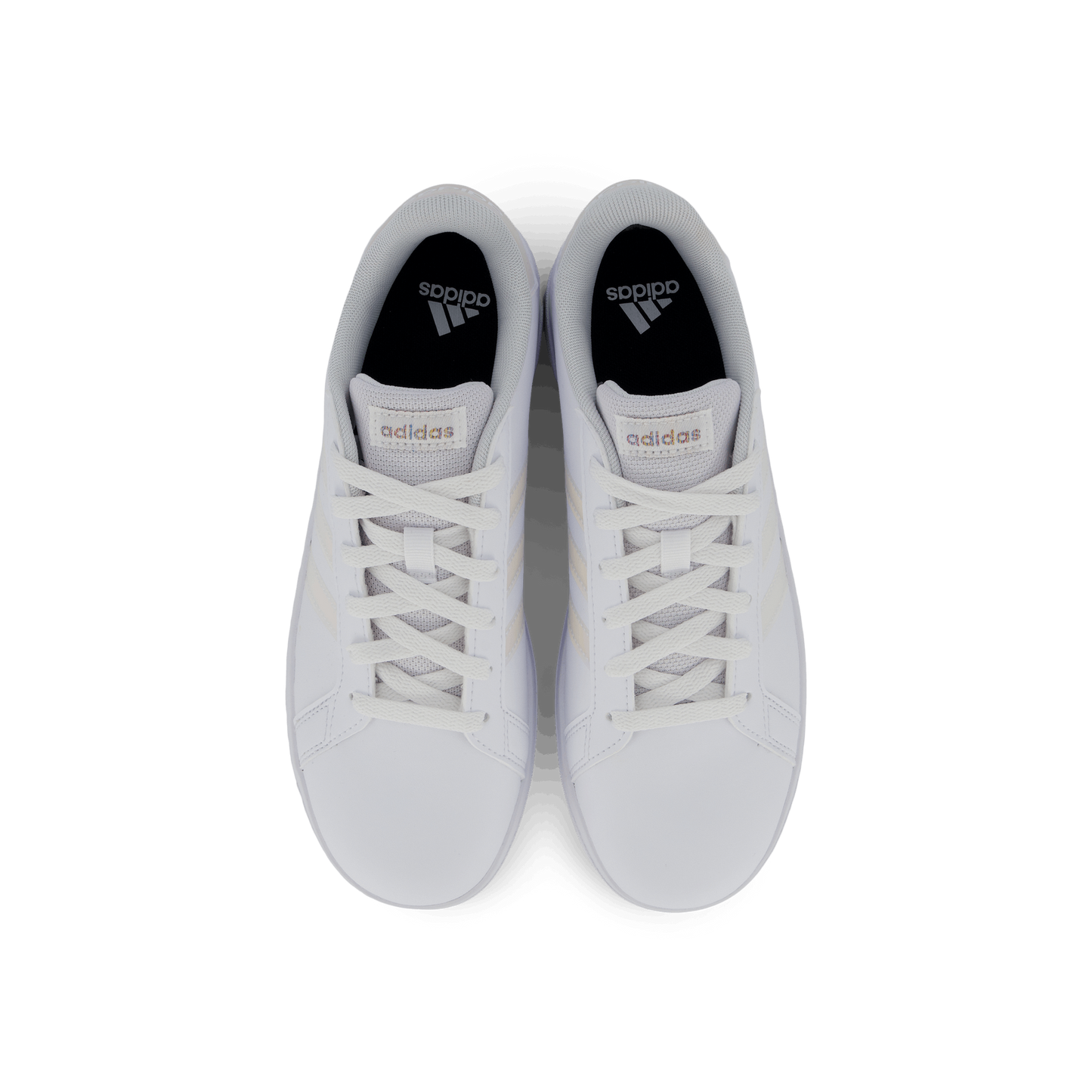 Grand Court Lifestyle Lace Tennis Shoes Cloud White / Iridescent / Cloud White