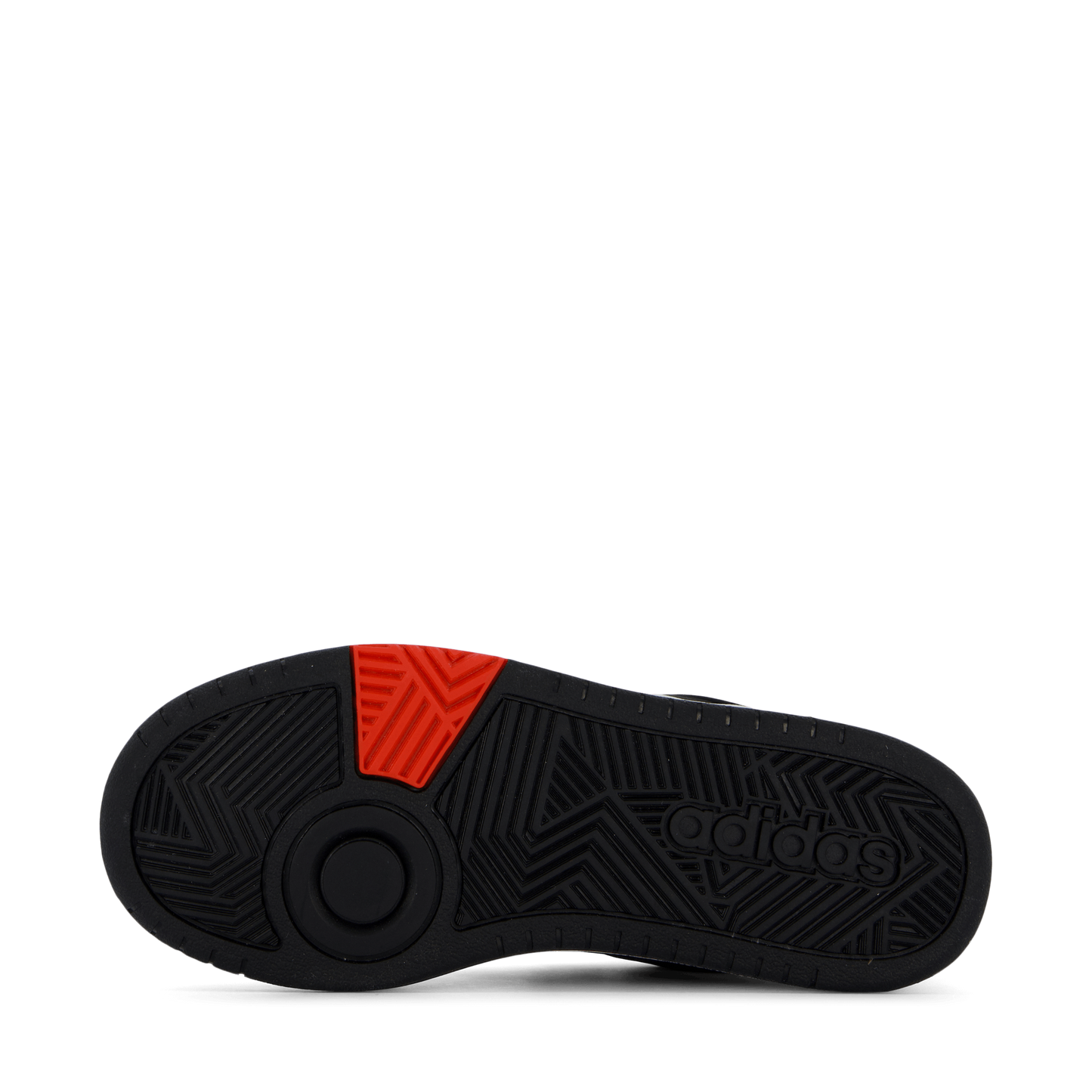 Hoops Lifestyle Basketball Hook-and-Loop Shoes Cloud White / Core Black / Bright Red