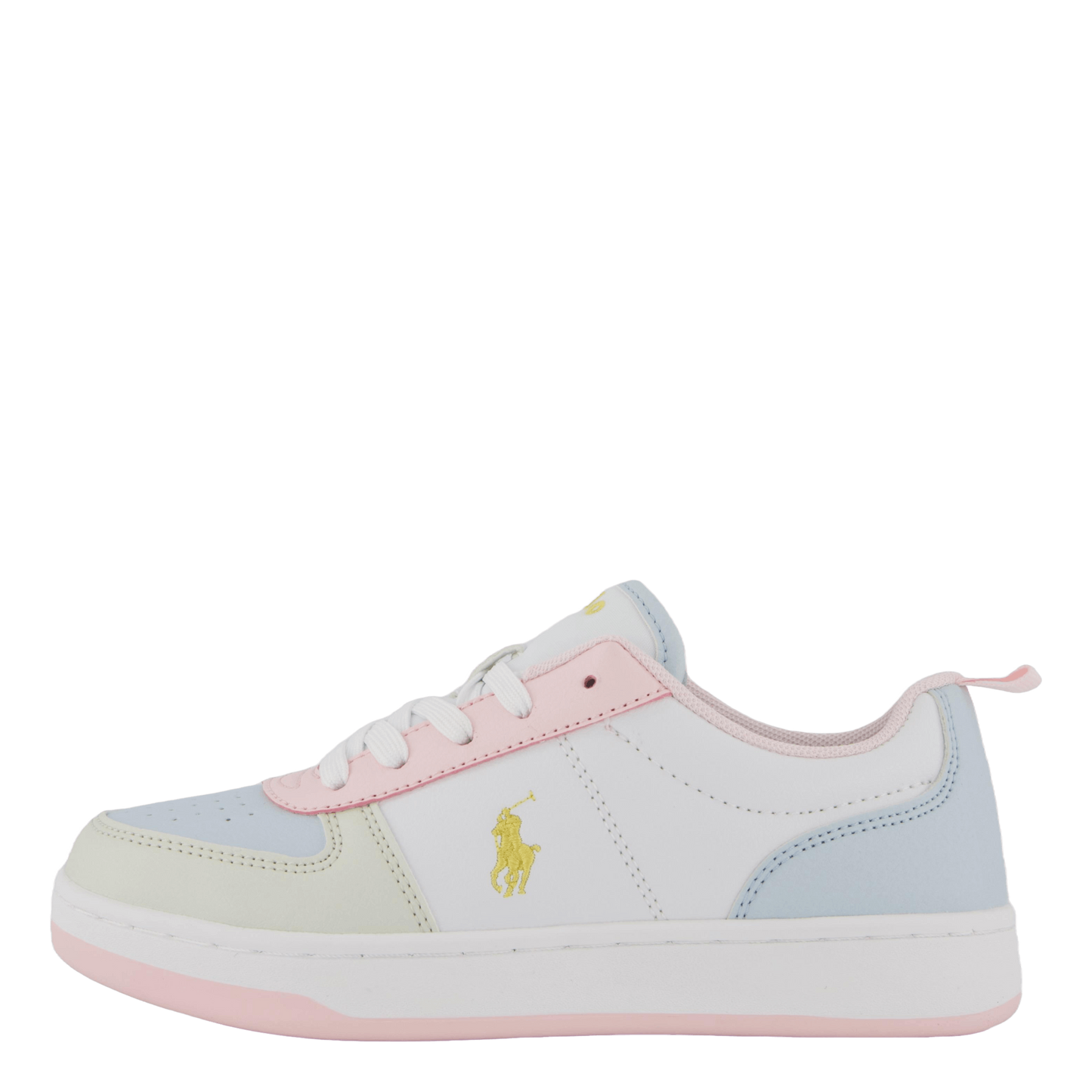 Polo Court Ii C-white Tumbled/lt Pink/lt Blu