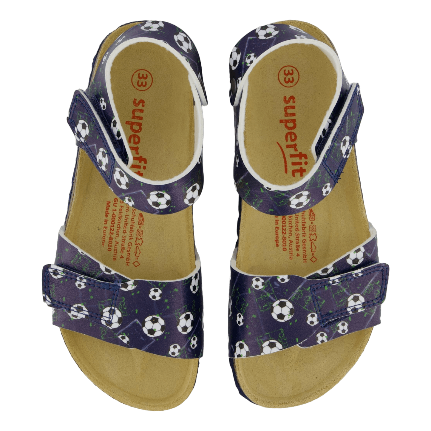 Korkis Sandal Back-strap Blue/multi